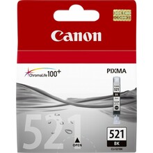 Tindikassett Canon CLI-521BK, must