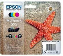 Tindikassettide komplekt Epson C13T03U640, 603, must, tsüaan, kollane, magenta