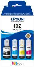 Tindikassettide komplekt Epson 102 EcoTank C13T03R640, BK, C, M, Y
