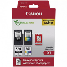 Tindikassettide komplekt Canon PG-560XL/CL-561XL, 3712C008, BK/CMY