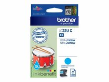 Tindikassett Brother LC22UC, tsüaan