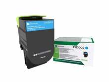 Tindikassett Lexmark 71B20C0, tsüaan
