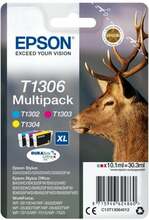 Tindikassett Epson T1306, sinine/punane/kollane