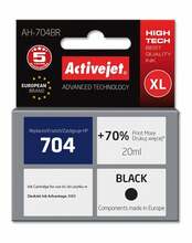 Tindikassett ActiveJet AH-704BR, must, 20 ml