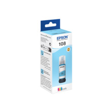 Tindikasseti täitepudel Epson 108 EcoTank, hele tsüaan