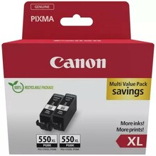 Tindikassett Canon PGI-550XL, 6431B010, must, 2 tk