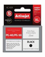 Tindikassett ActiveJet Canon PG-40, must