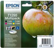 Tindikassett Epson T1295, must/sinine/punane/kollane