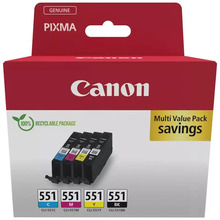 Tindikassettide komplekt Canon CLI-551, 6509B016