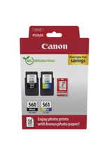 Tindikassettide komplekt Canon PG-560/CL-561 fotopaberiga
