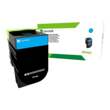 Tonerikassett Lexmark 80C2HCE, tsüaan, 3000 lehte