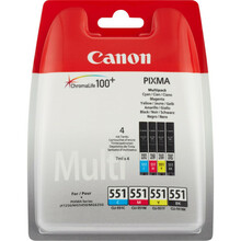Tindikassettide komplekt Canon CLI-551, 6509B009