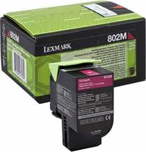 Toonerikassett Lexmark 802M, magenta