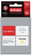 Tindikassett Activejet ACC-551YN, kollane, 15 ml