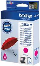 Tindikassett Brother LC225XLM, magenta