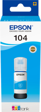 Tindikassett Epson EcoTank 104, C13T00P240, tsüaan