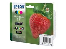 Tindikassett Epson C13T29864022, must, tsüaan, magenta, kollane