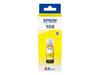 Tindikassett Epson 108 EcoTank, kollane, C13T09C44A