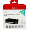 Tindikassett Canon PGI-29 MBK/PBK/DGY/GY/LGY/CO, 4868B018, multipakk