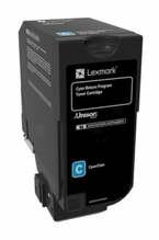 Tooner Lexmark 74C2SCE, tsüaan