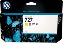 Tindikassett HP 727, kollane, 130 ml