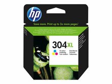 Tindikassett HP 304XL Tri-color, blister