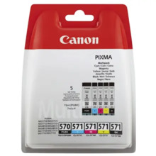 Tindikassettide komplekt Canon PGI-570/CLI-571 multipack, PGBK/C/M/Y/BK