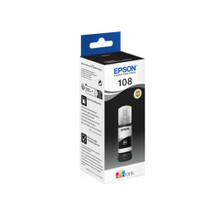 Tindikassett Epson 108 EcoTank, must