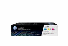 Toonerikassett HP 126A CF341A, kolmevärviline komplekt