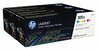 Tooner HP 305A, 3-pack, sinine/punane/kollane