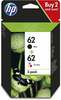 Tindikassett HP 62 2-pack, must/värviline