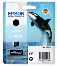 Tindikassett Epson T7601, C13T76014010, photo black