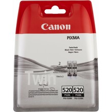 Tindikassett Canon PGI-520BK, 2932B012, must