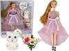 Nukk Lean Toys Emily lemmikloomaga, valge kass