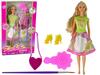 Nukk Lean Toys, pikkade juustega, aksessuaaridega