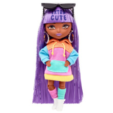 Mini nukk Mattel Barbie Extra, HJK66, lillad juuksed