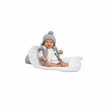 Reborn nukk Arias Daniela, 45 cm, hallid riided