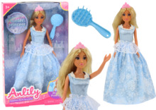 Nukk Lean Toys Anlily Ice Queen, sinine kleit