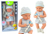 Nukk beebi Lean Toys Pure, 42 cm, koos lutipudeli ja tekiga