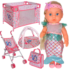 Nukk Woopie Royal Bobas Syrenka, 36 cm, 18 lisatarvikut