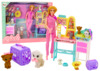 Laste veterinaari mängukomplekt Lean Toys nukk, mööbel ja aksessuaarid