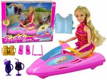 Nukk aksessuaaridega Lean Toys Kaibibi Sea Rowing, 30 cm