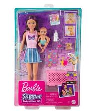 Nukk Barbie Skipper lapsehoidja beebitarvikutega, HJY34 ZA5095