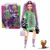 Nukk Barbie Extra, 30 cm, ruudulise jopega