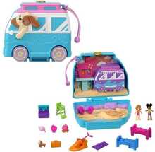 Mängukomplekt Mattel Polly Pocket Seaside Puppy Ride, HRD36