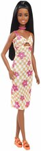 Nukk Mattel Barbie Fashionistas, HYT91, 29 cm, kollane kleit