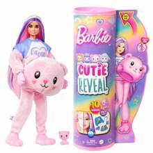 Nukk Barbie Cutie Reveal Cozy Cute Teddy HKR04, 29 cm