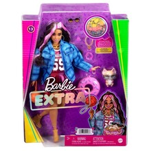 Nukk Barbie Extra, HDJ46, mustad ja roosad juuksed