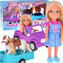 Nuku Woopie Royal Niki, komplekt hobuse, auto ja haagisega