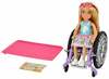 Nukk Barbie Chelsea Wheelchair HGP29, 15 cm